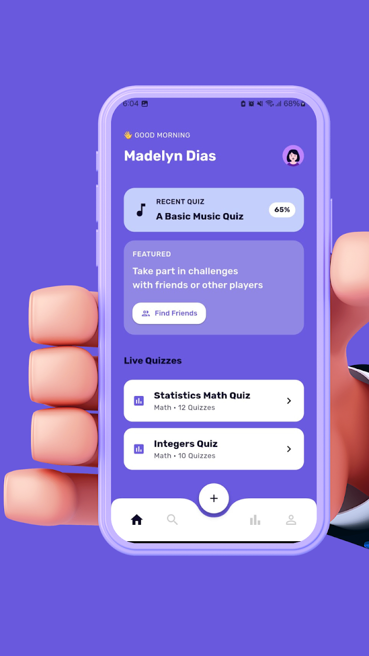 Imagen oficial de Edith en Google Play: panel de actividades educativas en un móvil.